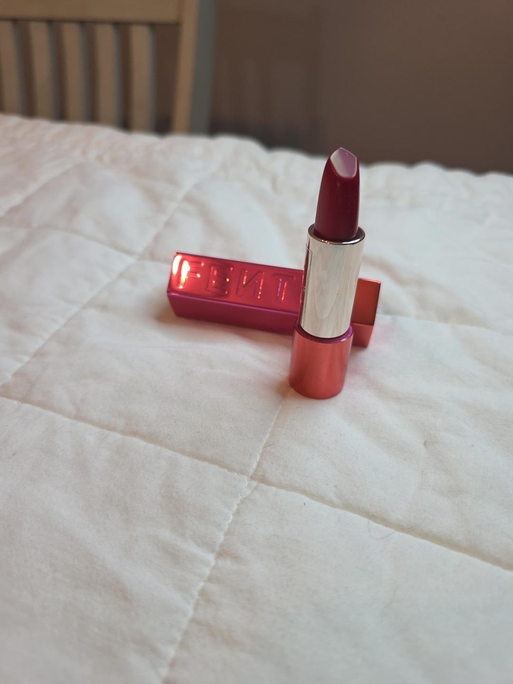 Fenty Beauty Icon Semi-Matte Lipstick #15 Kissin’ Kutie + Case NEW No Box